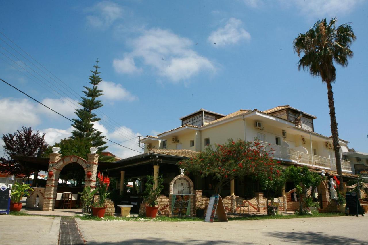 Poseidon Hotel Ammoudia Bagian luar foto
